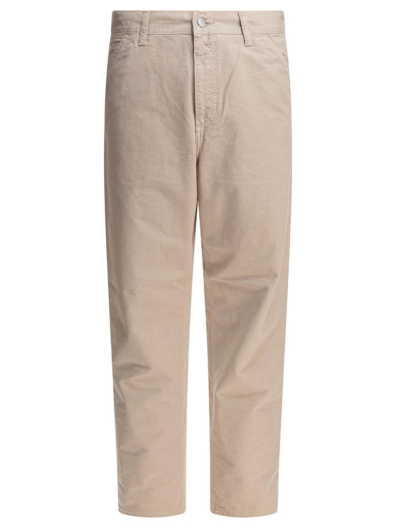 cotton beige trousers by Selfnex