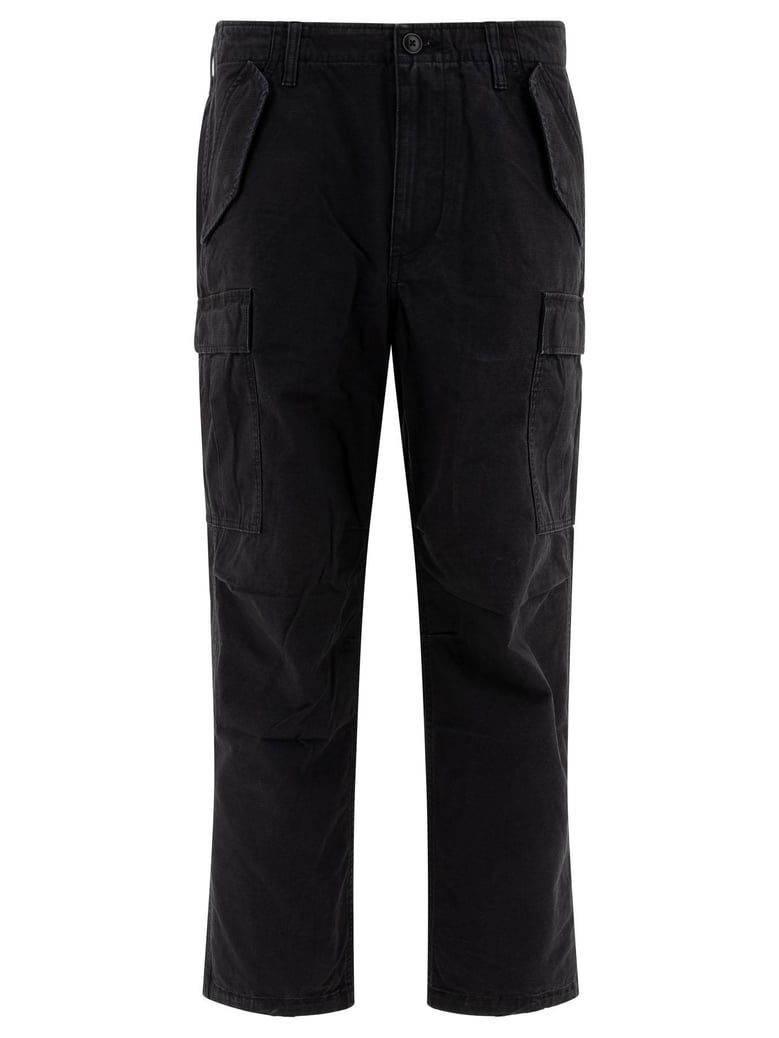 cotton black trousers by Selfnex