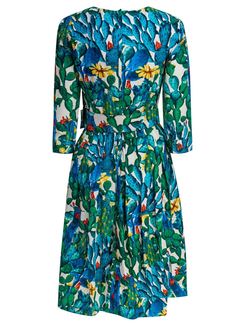 cotton green dress by Selfnex