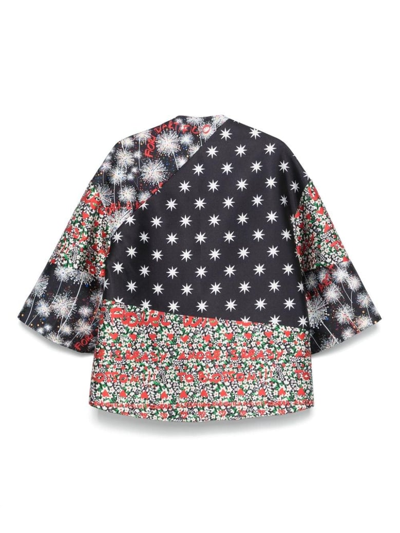 printed kimono by Selfnex
