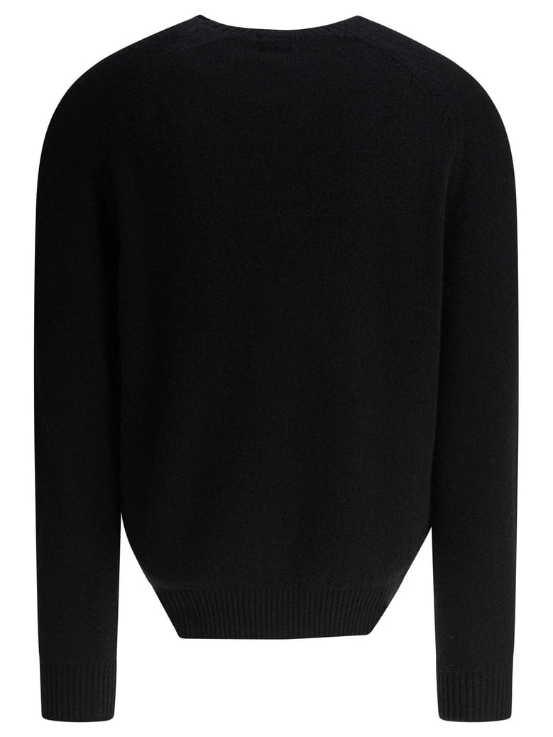 wool black knitwear by Selfnex