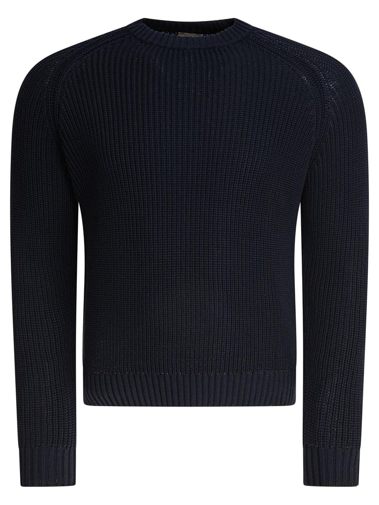 cotton blue knitwear by Selfnex