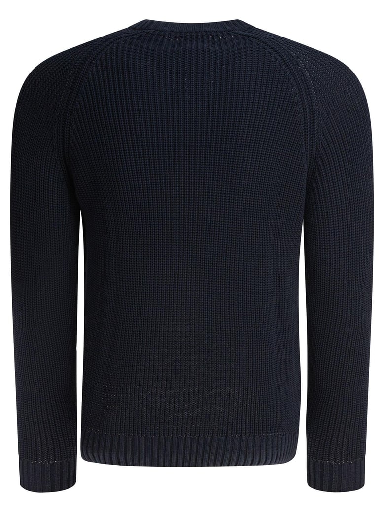 cotton blue knitwear by Selfnex