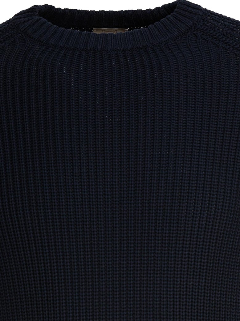 cotton blue knitwear by Selfnex
