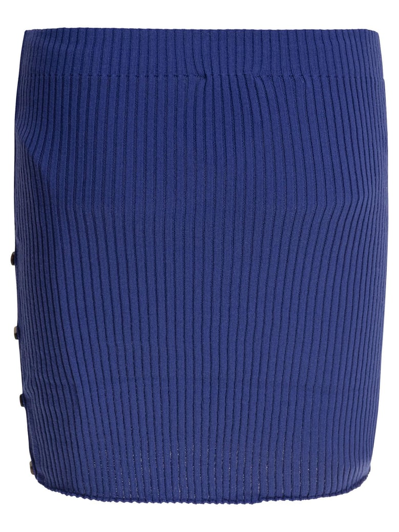 cotton blue skirts by Selfnex