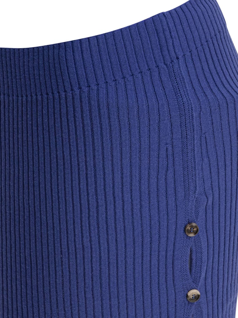 cotton blue skirts by Selfnex