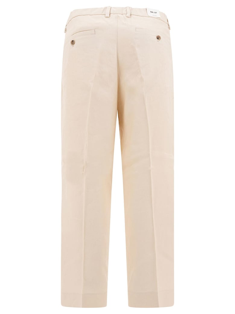 viscose beige trousers by Selfnex