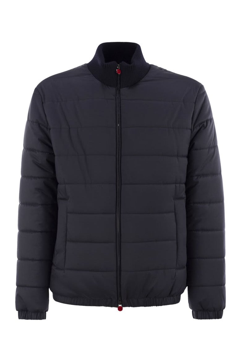 technical fabric bomber jacket by Selfnex