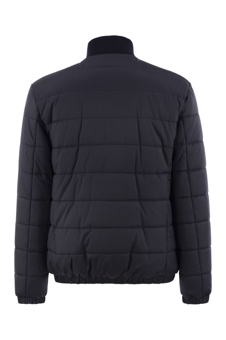 technical fabric bomber jacket by Selfnex