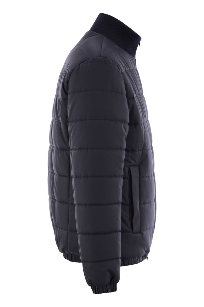 technical fabric bomber jacket by Selfnex