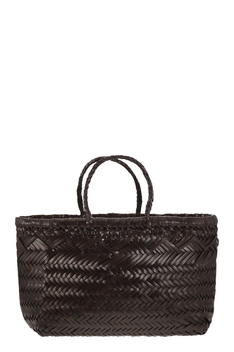 triple jump small - woven leather bag by Selfnex