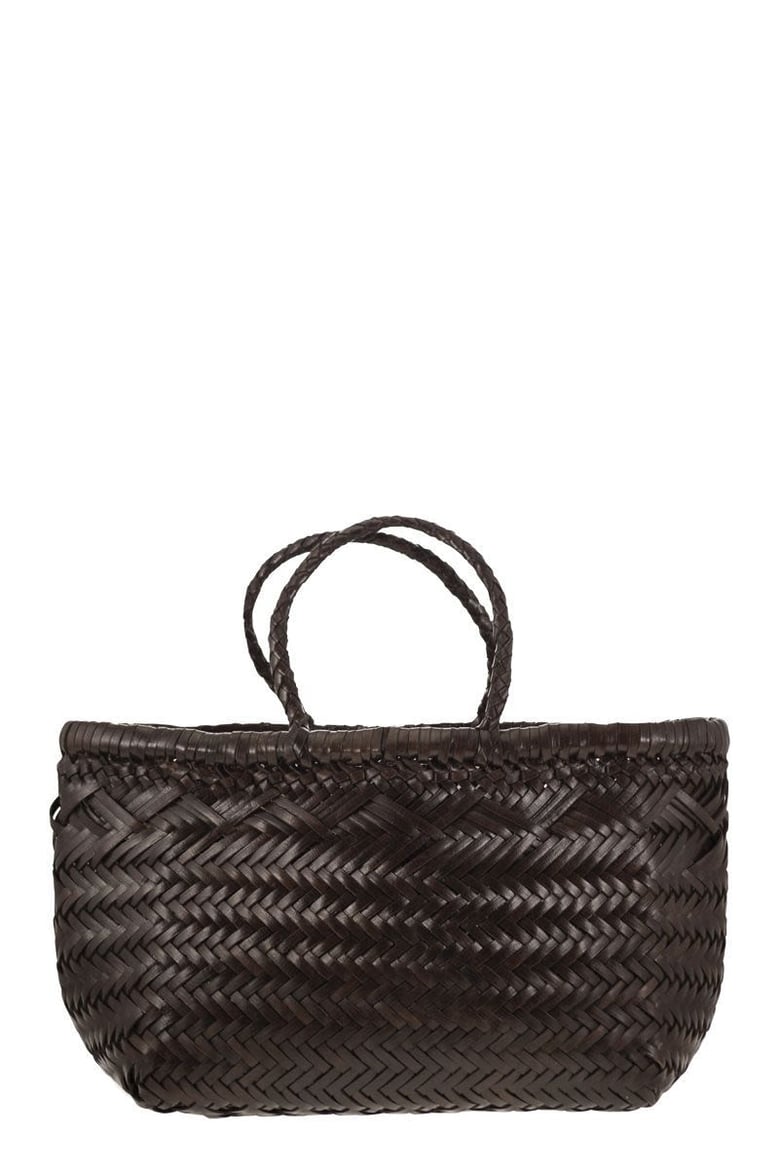 triple jump small - woven leather bag by Selfnex
