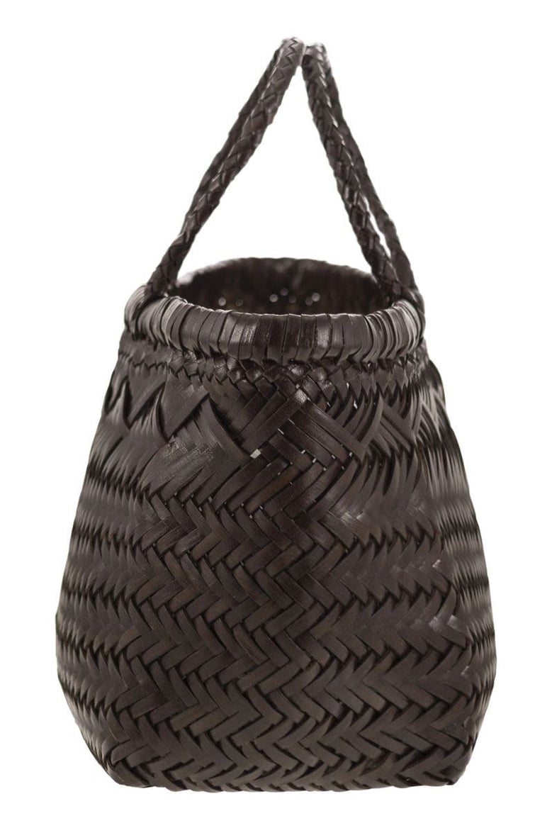 triple jump small - woven leather bag by Selfnex
