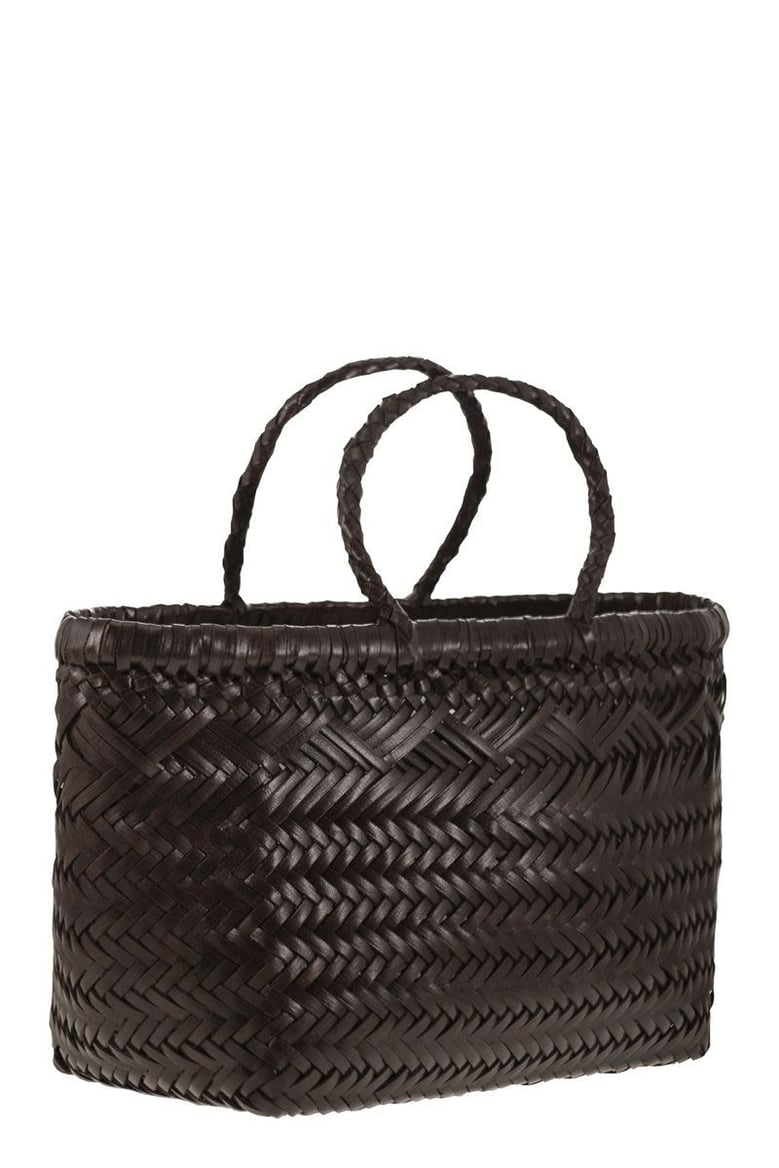triple jump small - woven leather bag by Selfnex