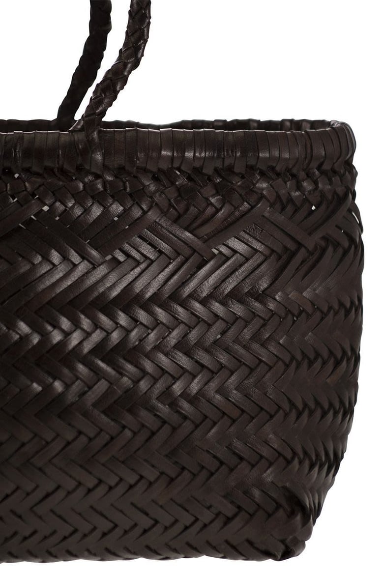 triple jump small - woven leather bag by Selfnex