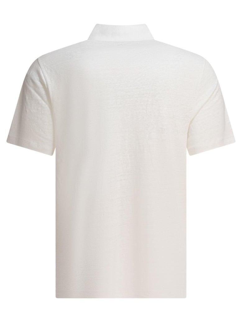 linen polo shirt by Selfnex