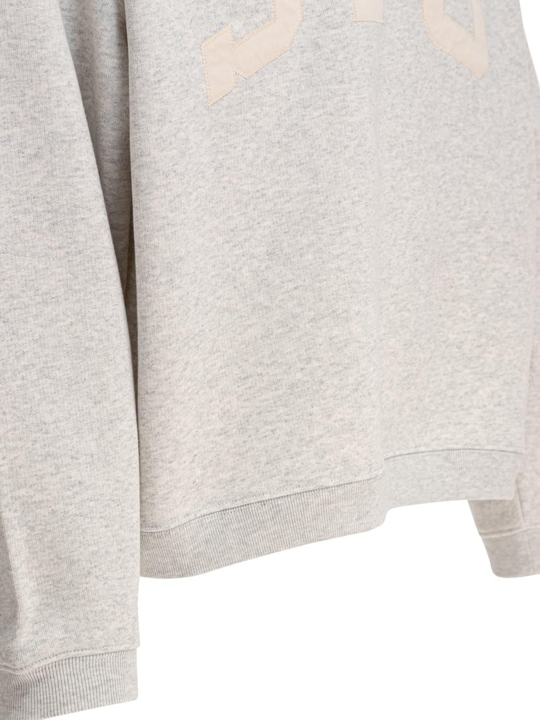 cotton grey sweatshirt by Selfnex