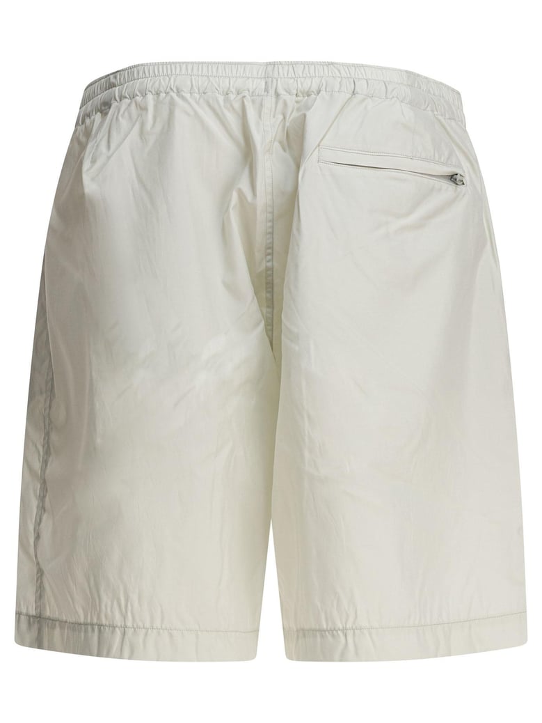 silk green shorts by Selfnex