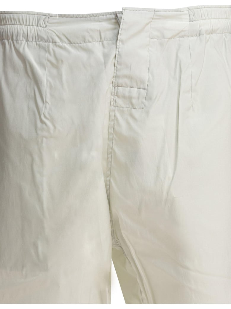 silk green shorts by Selfnex