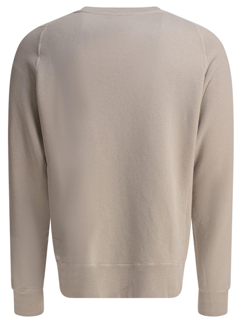 cotton beige sweatshirt by Selfnex