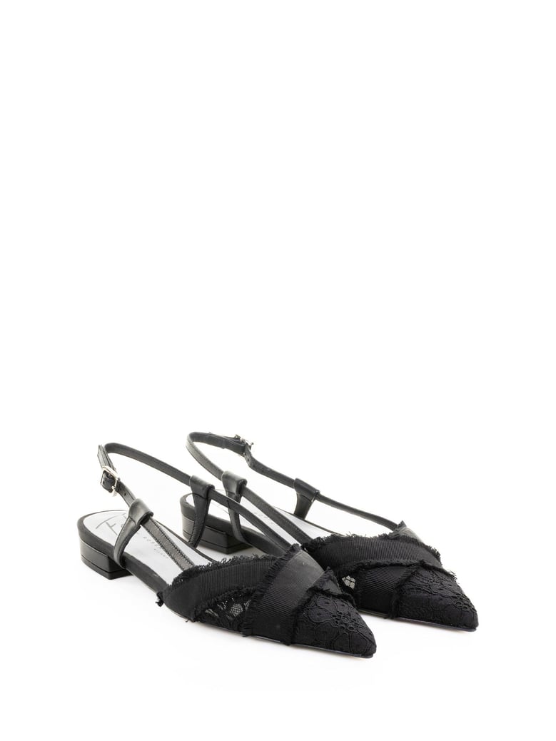 kesha pointed slingback ballerinas by Selfnex