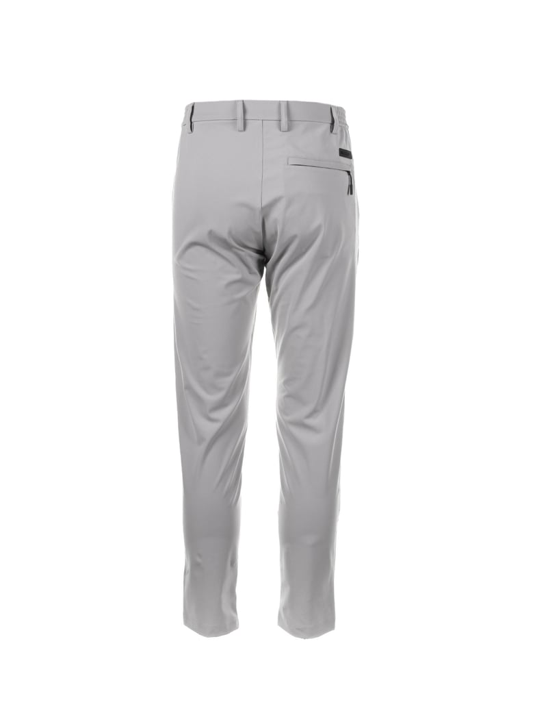 gray trousers with elastic by Selfnex