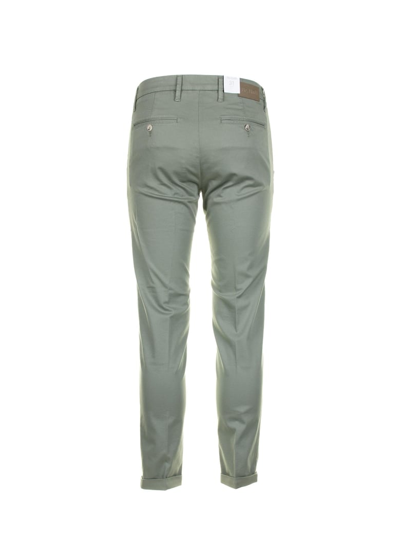 sage green chino trousers by Selfnex