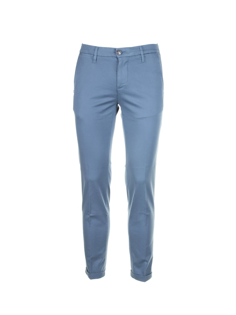 light blue chino trousers by Selfnex