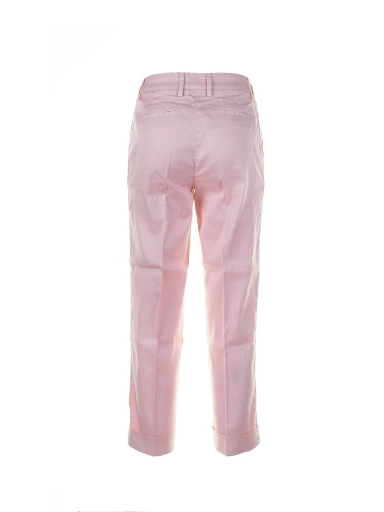 pink chino pants by Selfnex