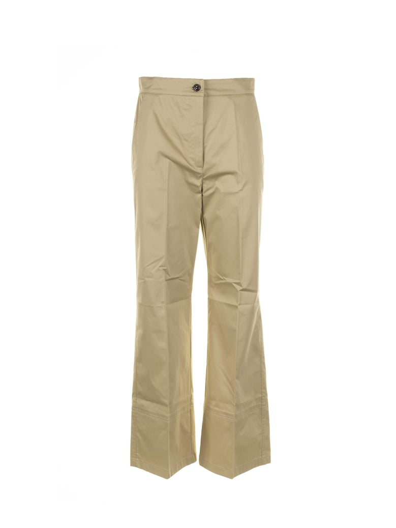 high-waisted wide leg trousers by Selfnex