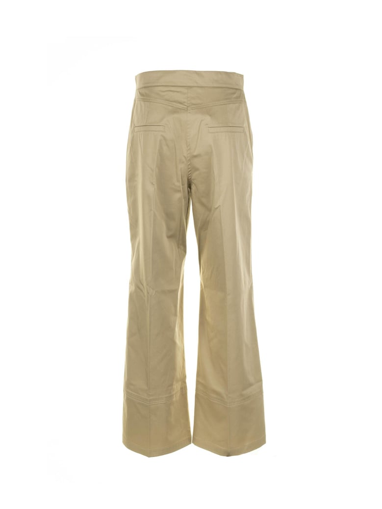 high-waisted wide leg trousers by Selfnex
