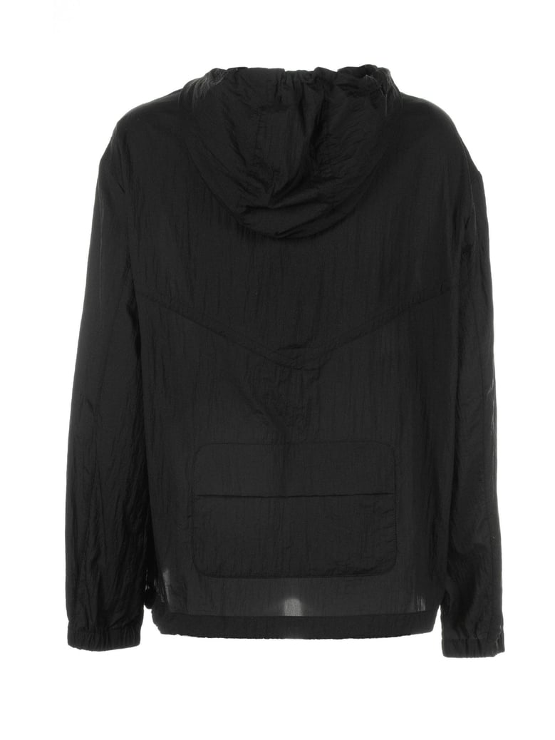 black jacket with zip and hood by Selfnex