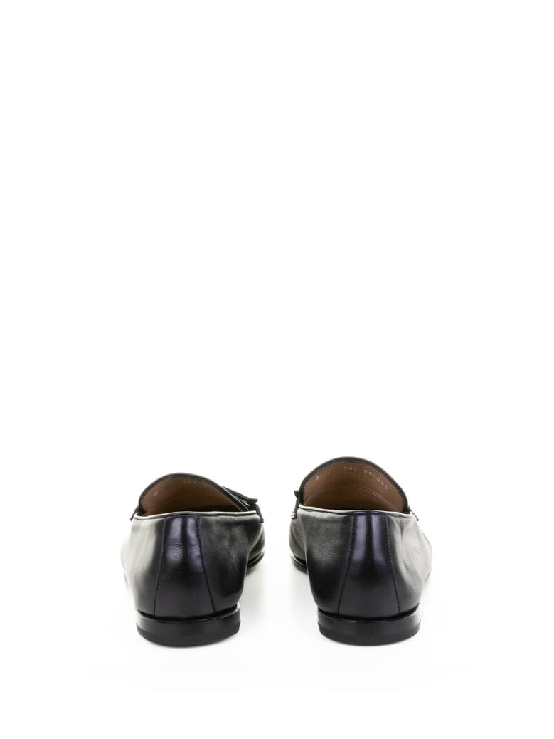 black leather moccasin by Selfnex