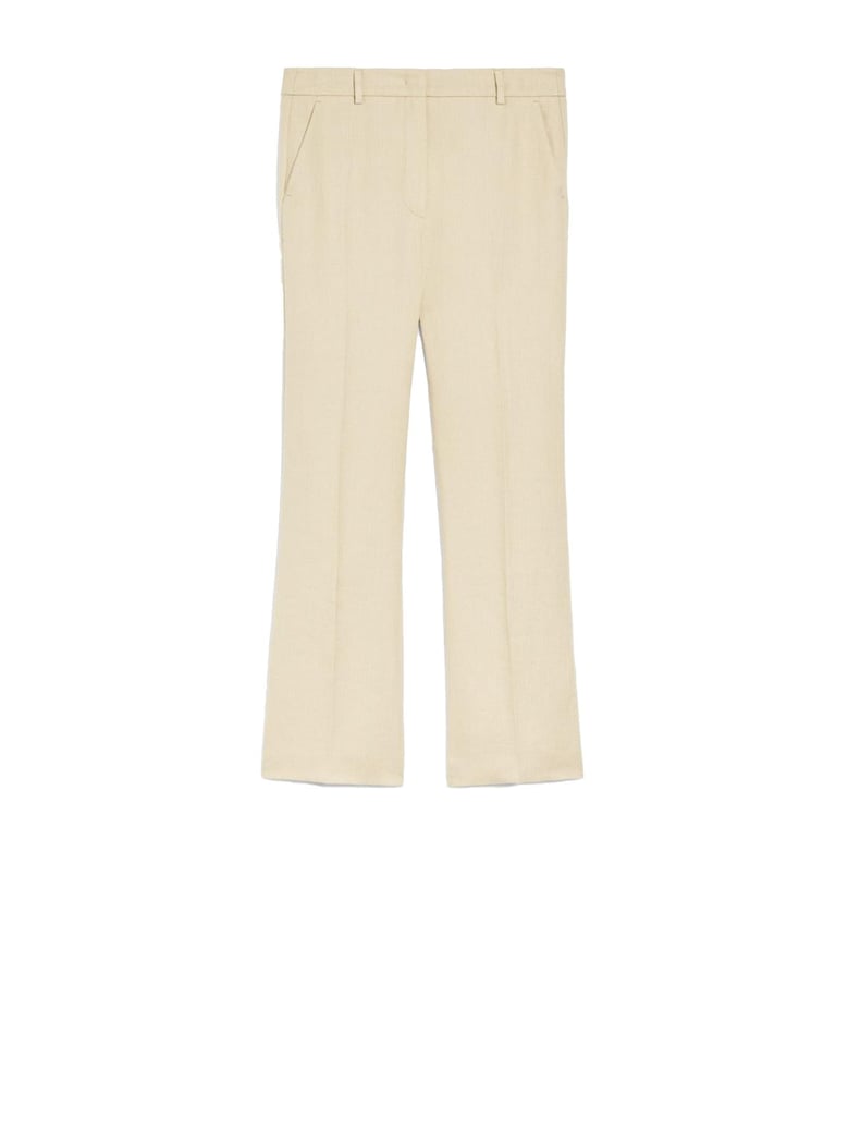 sand flare trousers by Selfnex