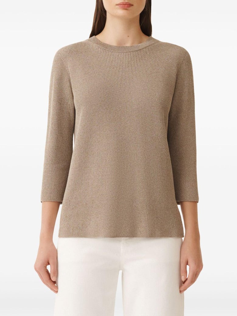 crewneck sweater clay by Selfnex