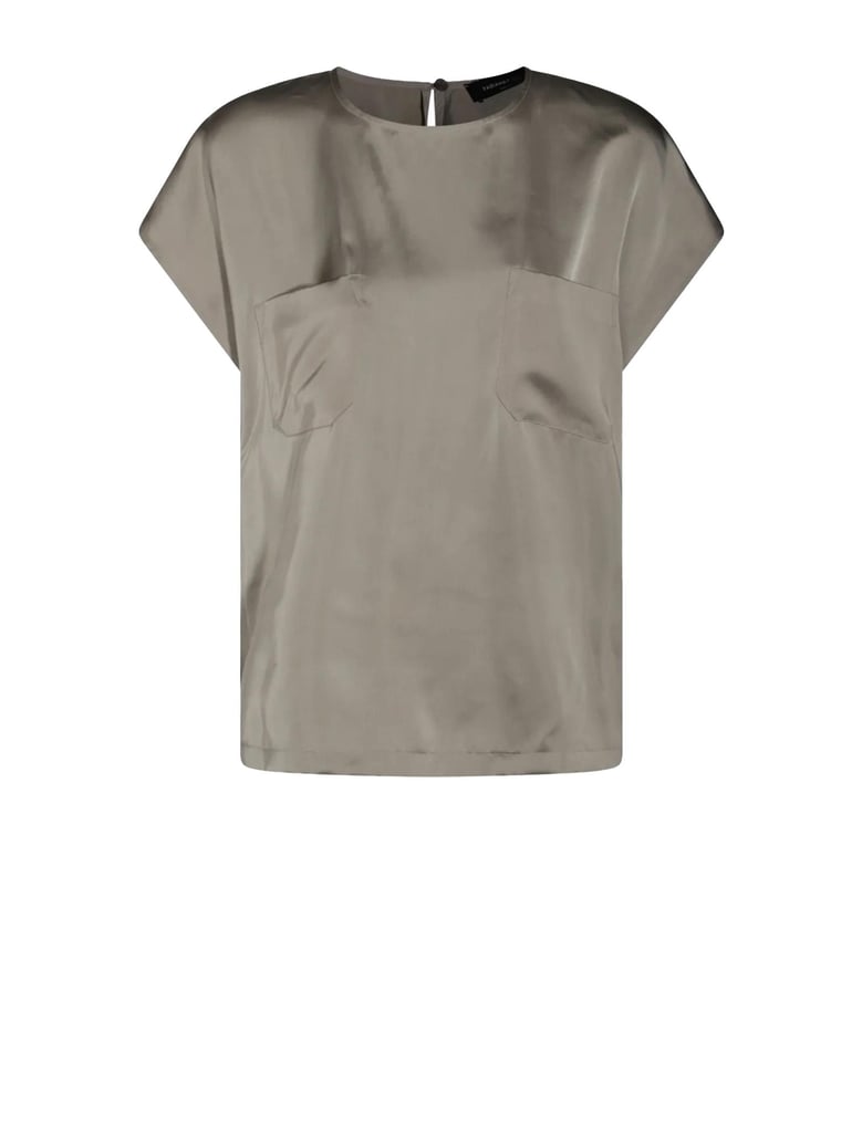 fabiana filippi satin t-shirt by Selfnex