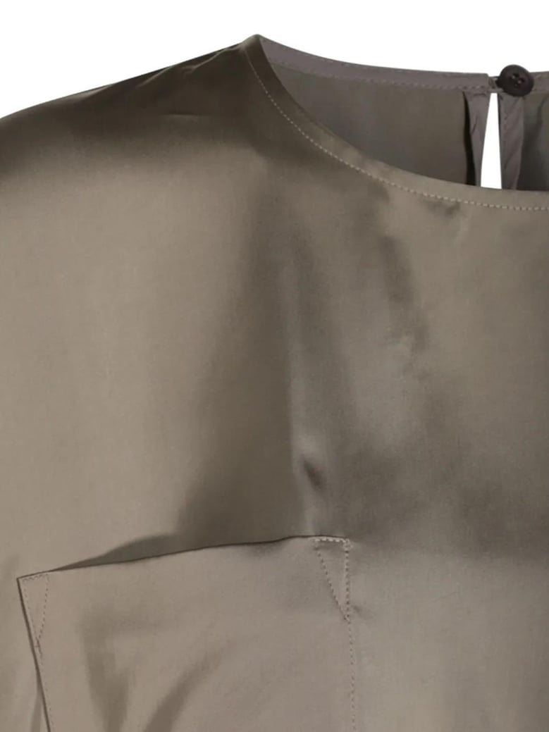 fabiana filippi satin t-shirt by Selfnex