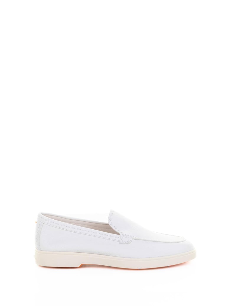 white leather moccasin by Selfnex
