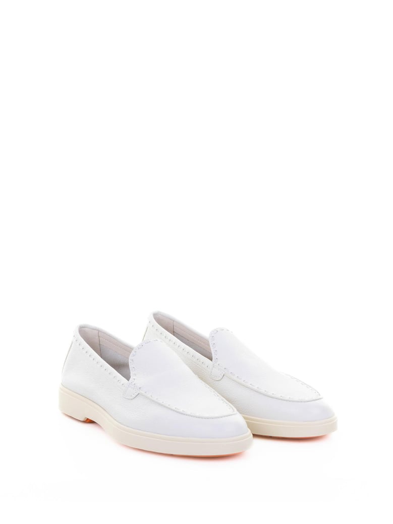white leather moccasin by Selfnex
