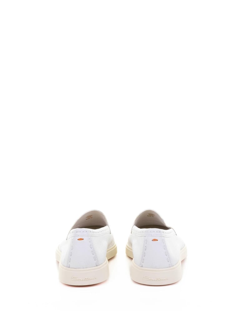 white leather moccasin by Selfnex