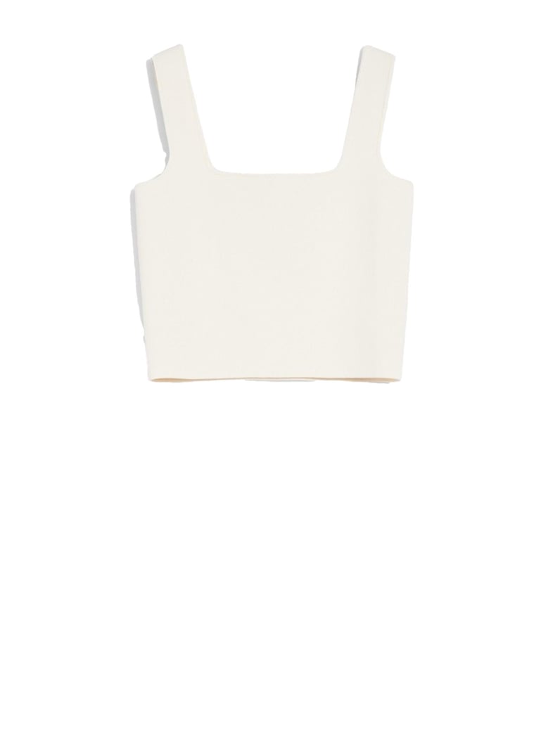 max mara weekend crop top in jacquard viscose by Selfnex