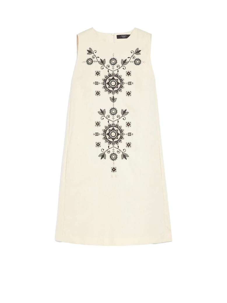 ivory canvas dress by Selfnex