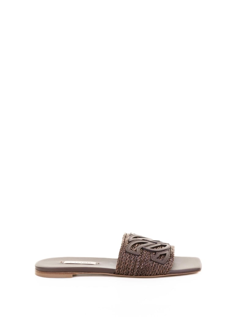 brown leather slipper by Selfnex