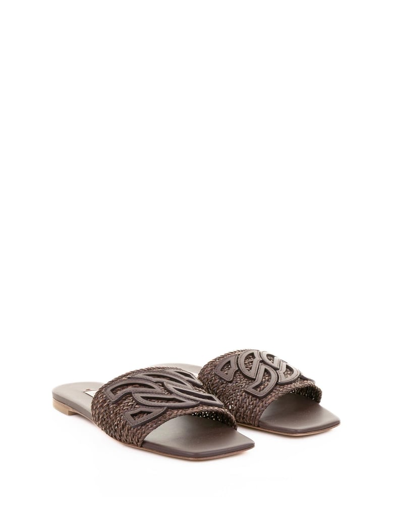 brown leather slipper by Selfnex