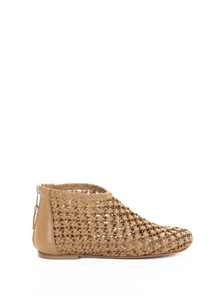perforated leather slipper sandal by Selfnex