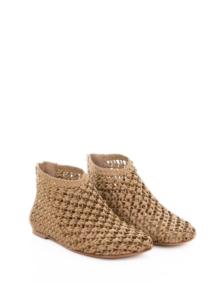 perforated leather slipper sandal by Selfnex