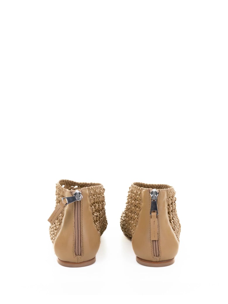 perforated leather slipper sandal by Selfnex
