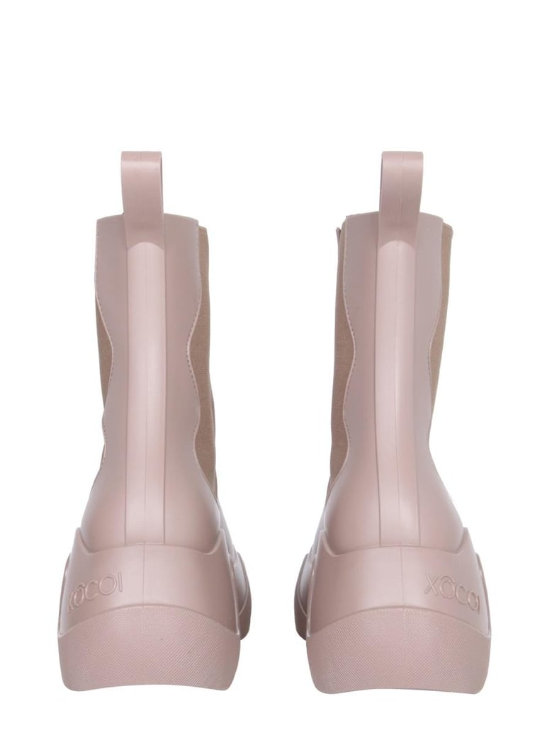 recycled pvc boots by Selfnex