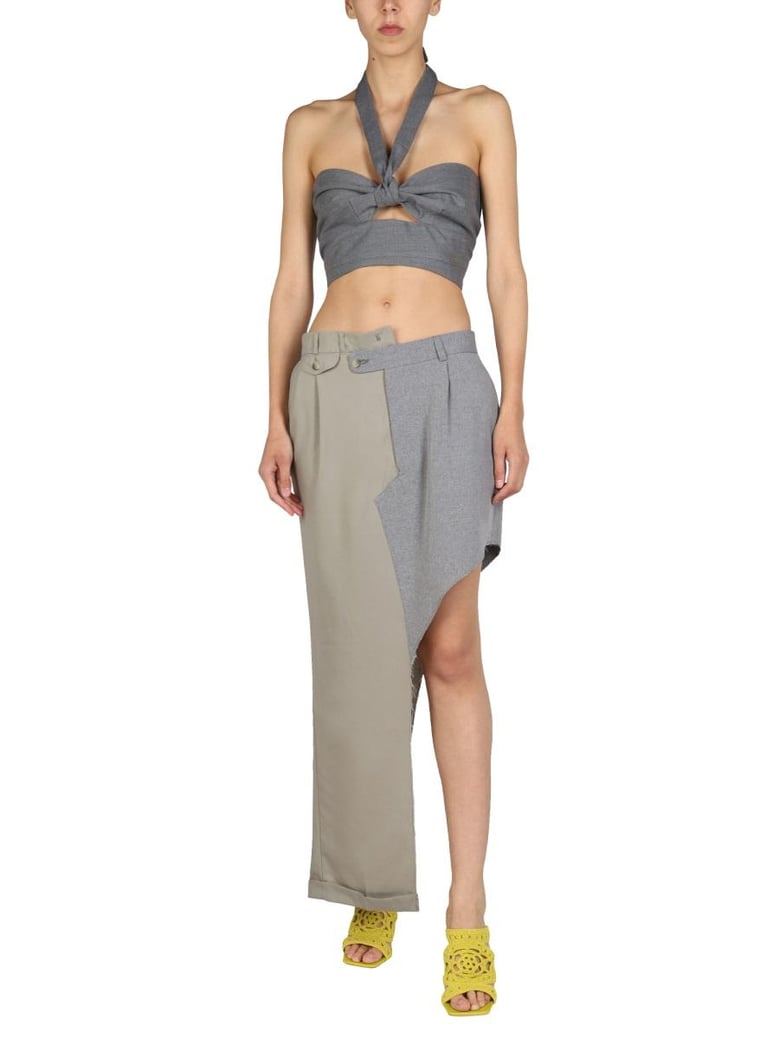 top with crossed straps by Selfnex