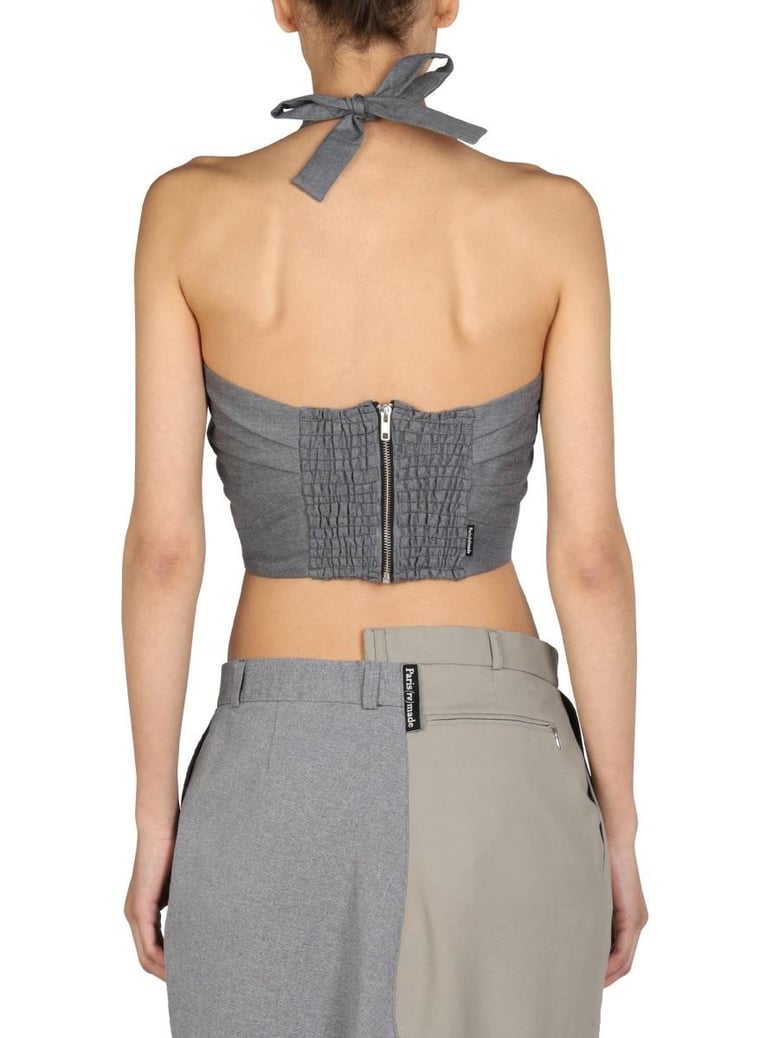 top with crossed straps by Selfnex
